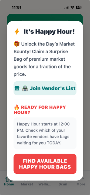 Happy Hour Bags Market Day