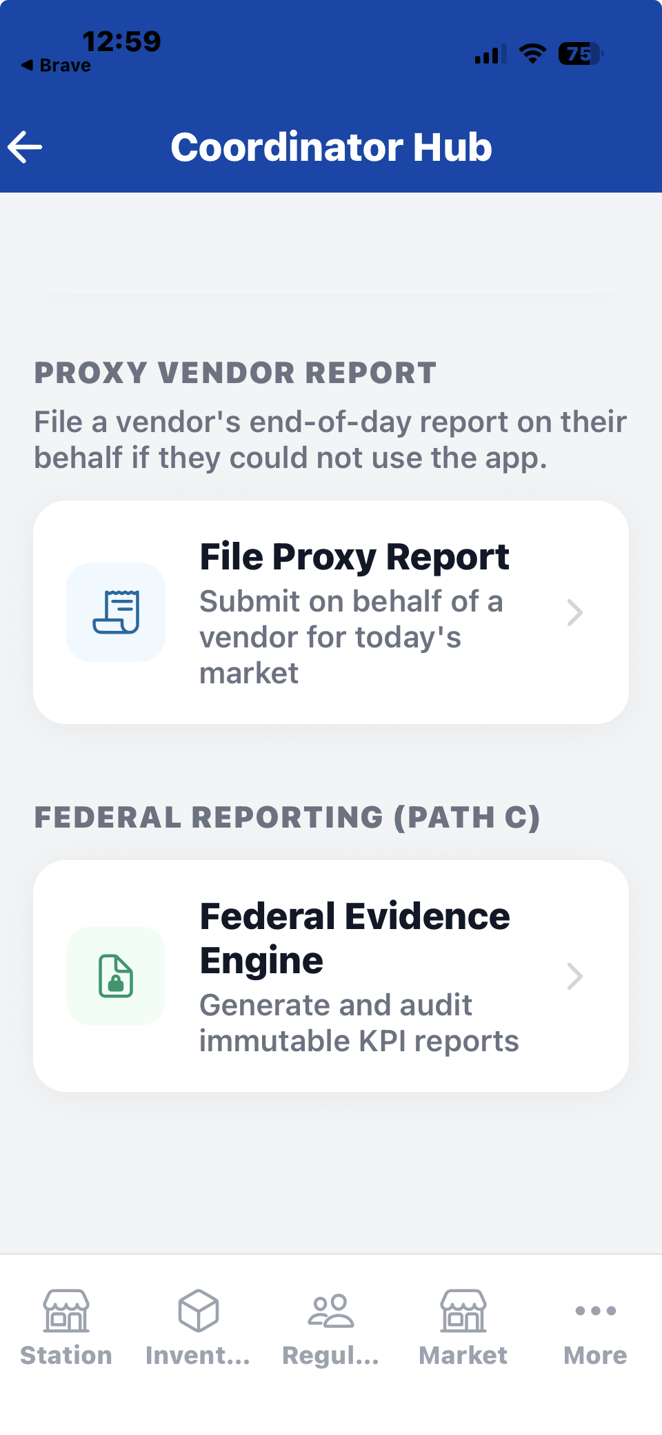Federal Reporting