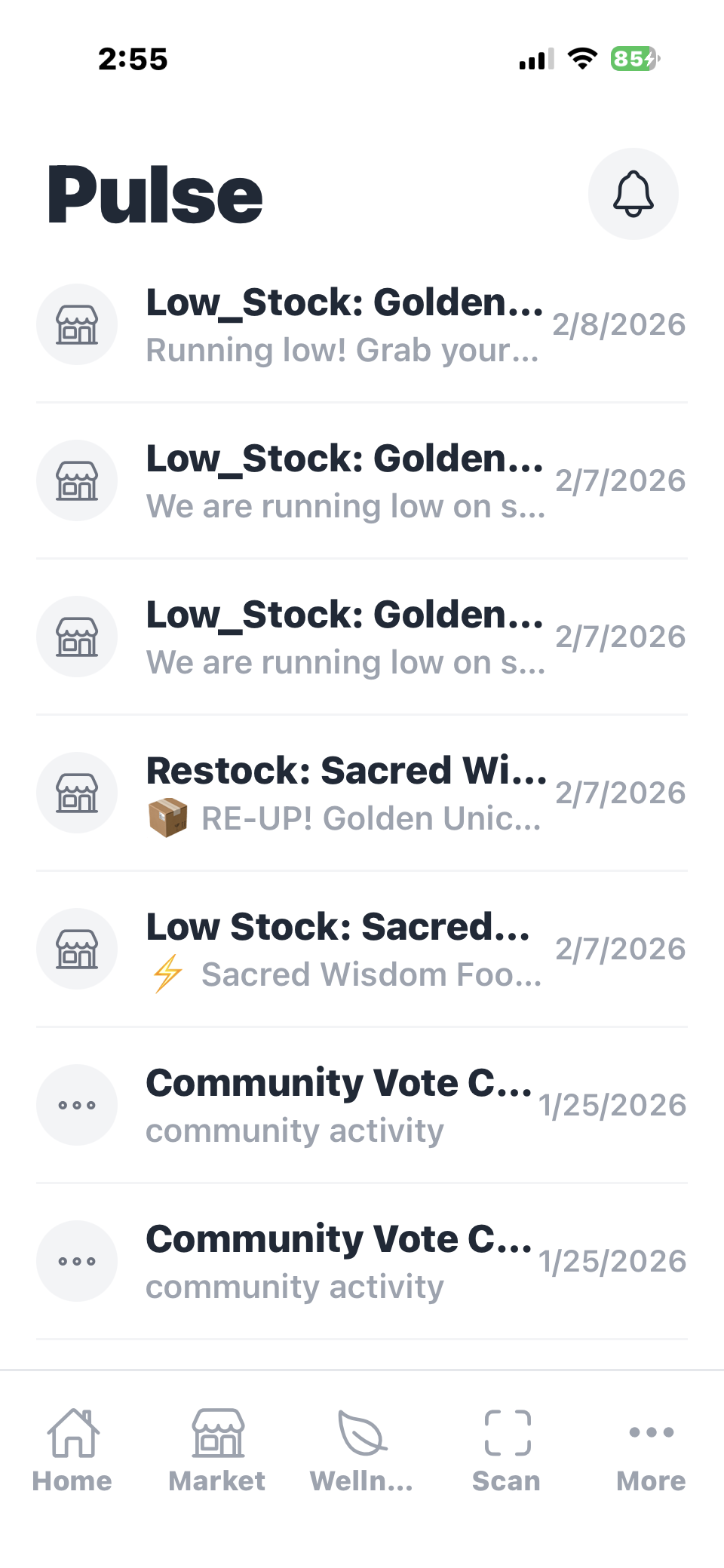 Pulse Market Broadcasts