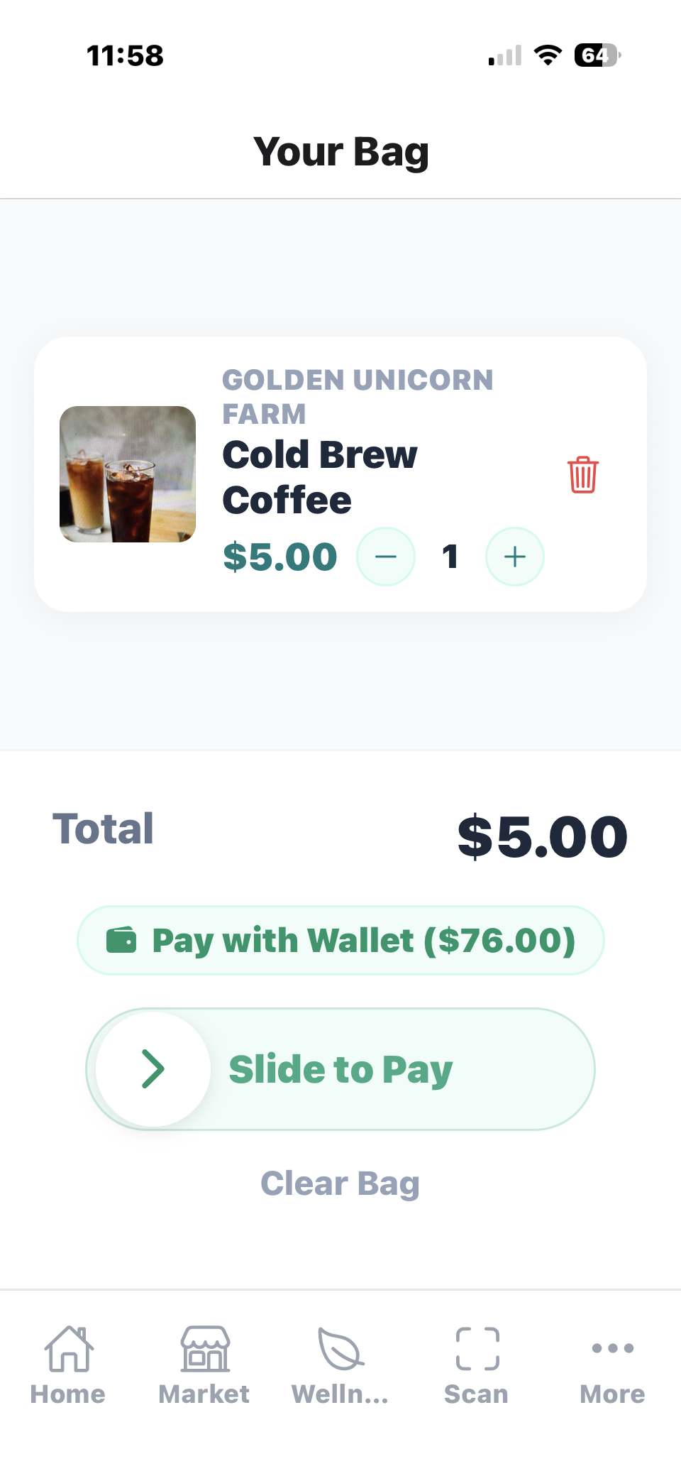 Your Bag Is The Cart